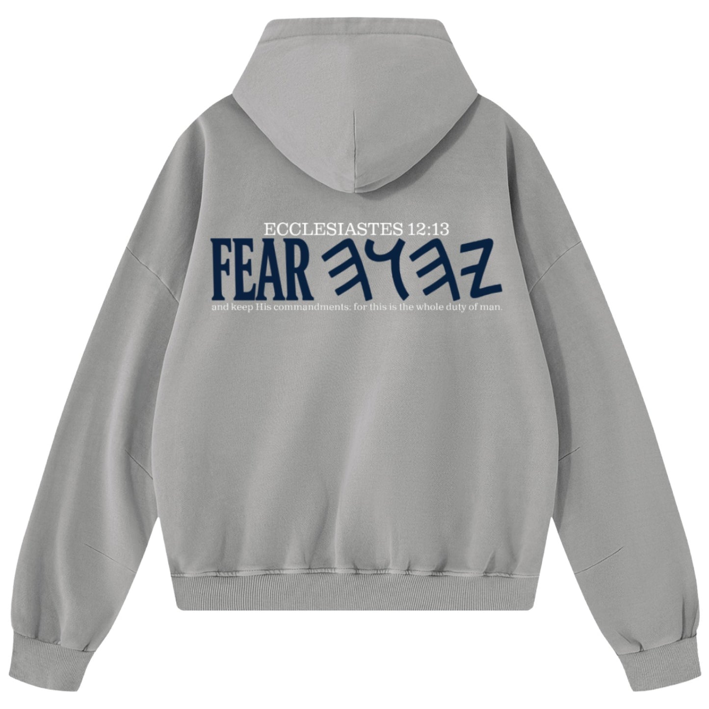 Whole Duty Of Man Boxy Vintage Hoodie
