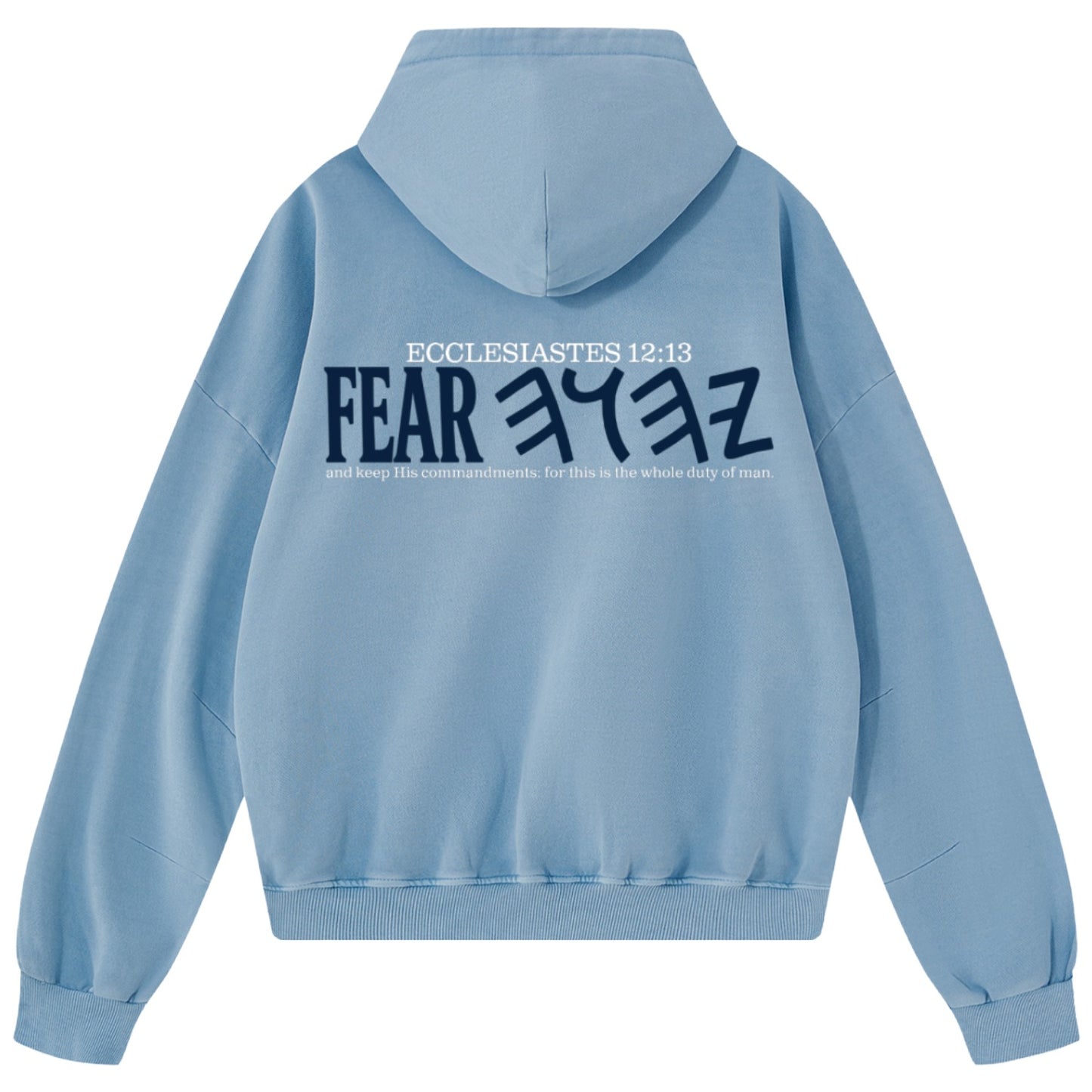 Whole Duty Of Man Boxy Vintage Hoodie