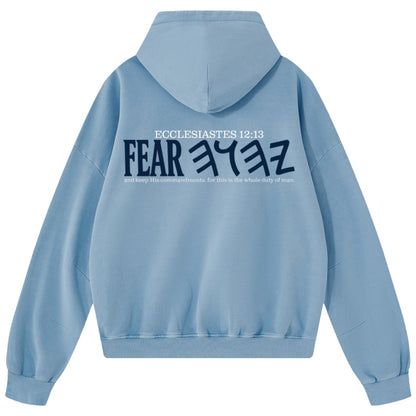 Whole Duty Of Man Boxy Vintage Hoodie