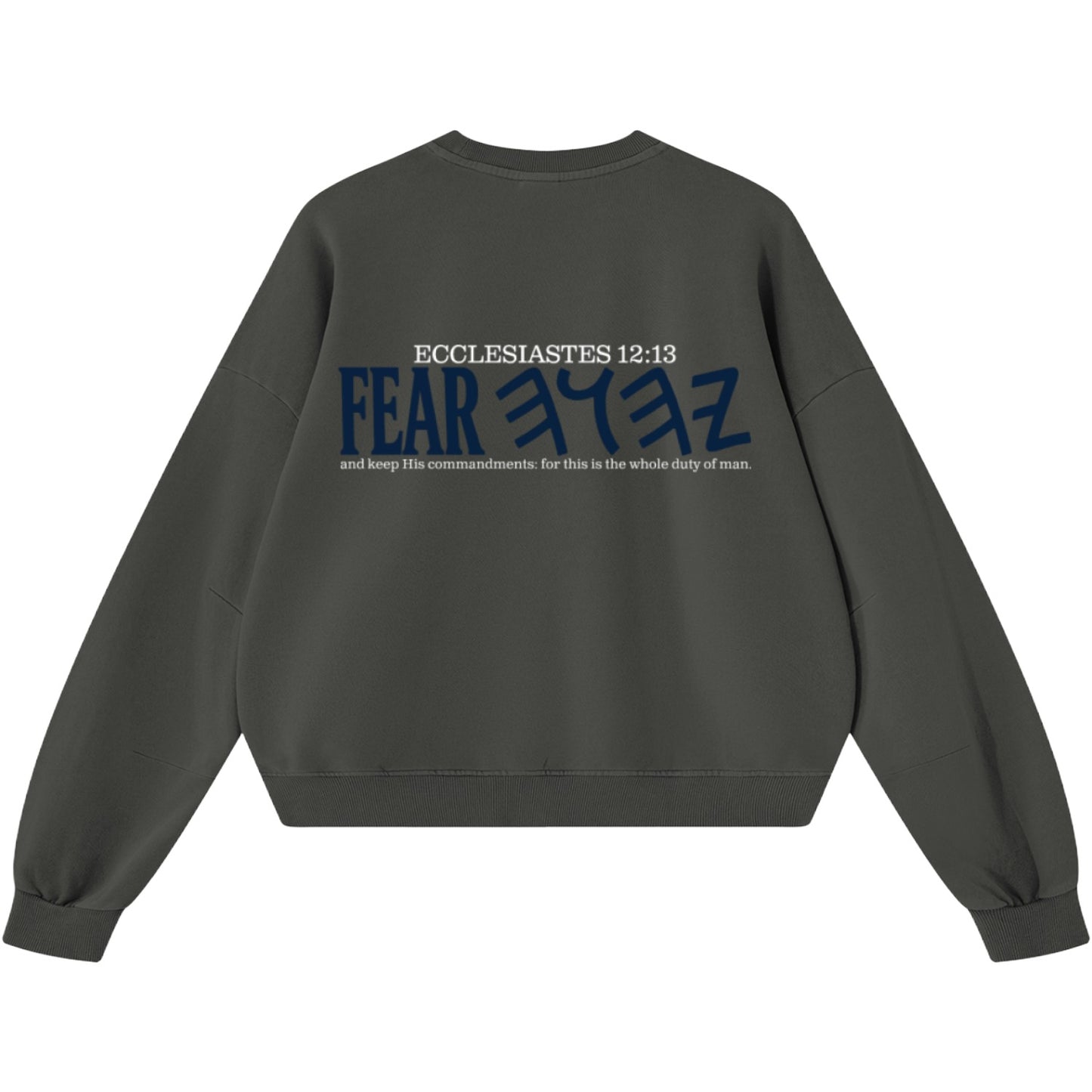 Whole Duty Of Man Boxy Vintage Sweatshirt