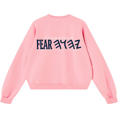 Whole Duty Of Man Boxy Vintage Sweatshirt