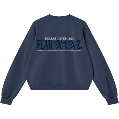 Whole Duty Of Man Boxy Vintage Sweatshirt