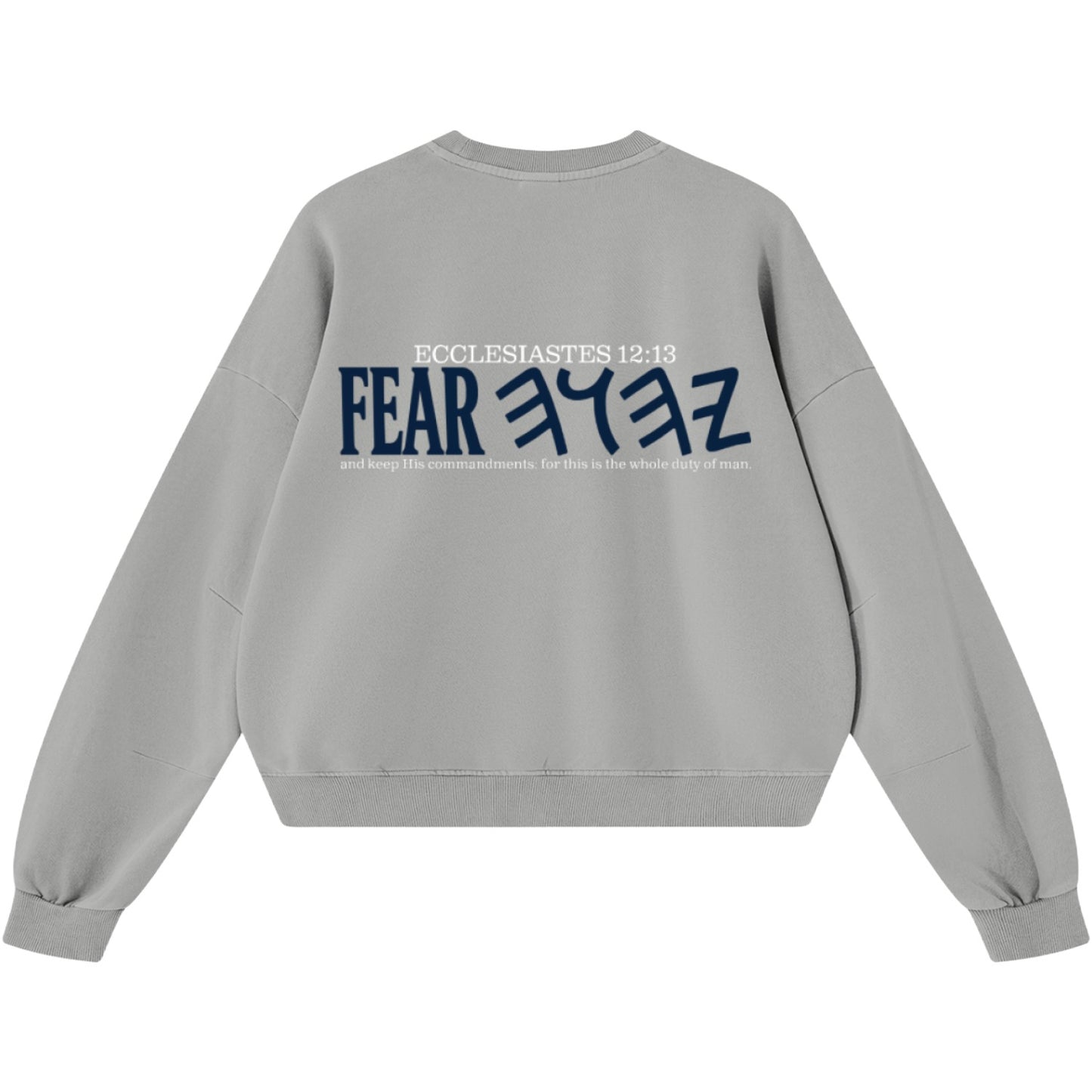 Whole Duty Of Man Boxy Vintage Sweatshirt