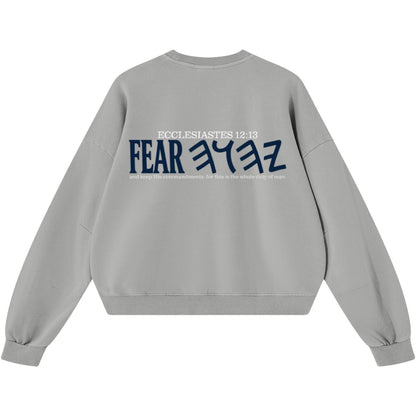 Whole Duty Of Man Boxy Vintage Sweatshirt