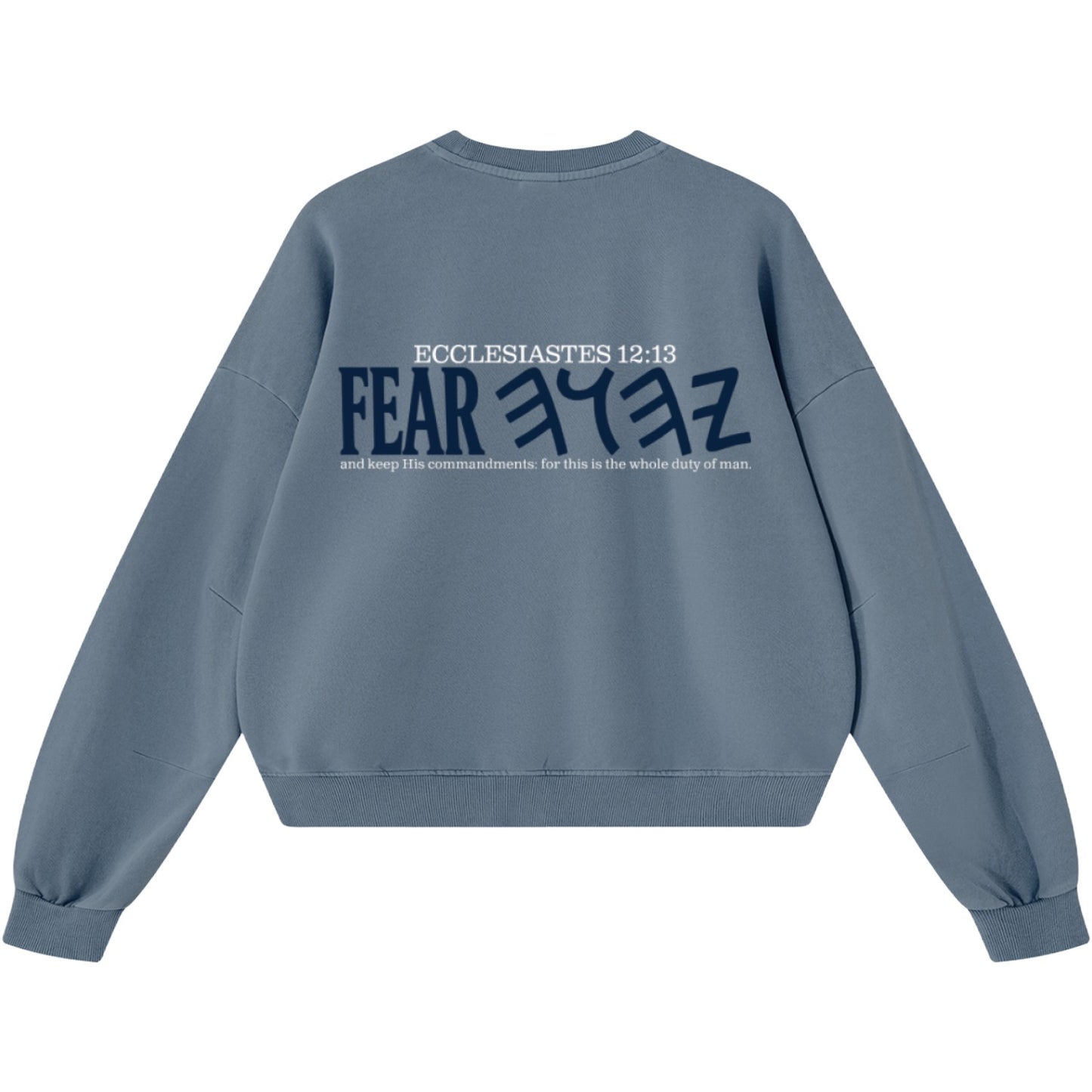 Whole Duty Of Man Boxy Vintage Sweatshirt