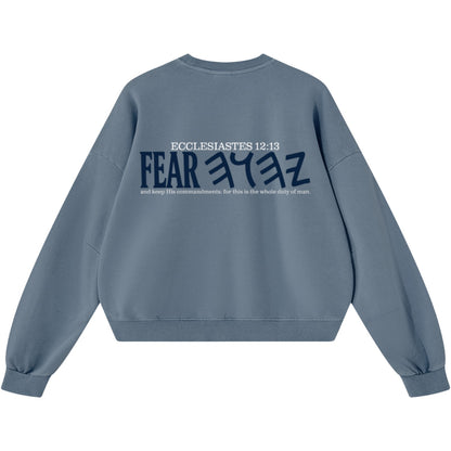 Whole Duty Of Man Boxy Vintage Sweatshirt