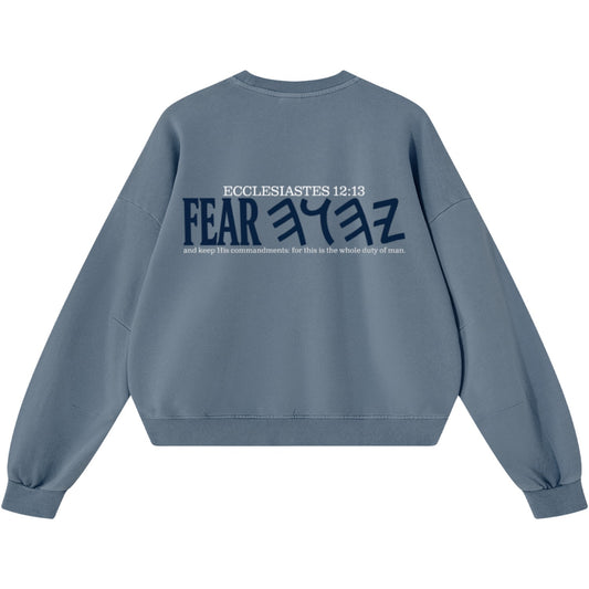 Whole Duty Of Man Boxy Vintage Sweatshirt