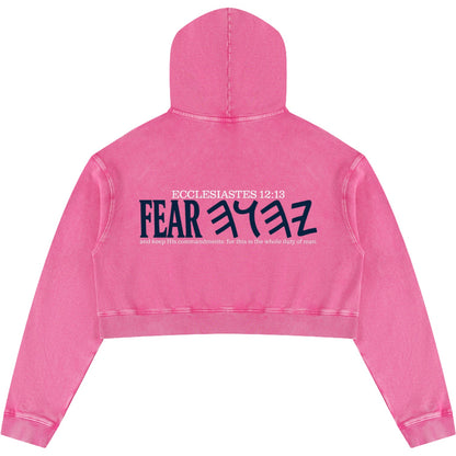 Whole Duty Of Man Women’s Vintage Cropped Hoodie