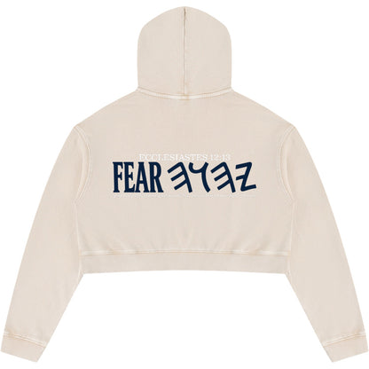 Whole Duty Of Man Women’s Vintage Cropped Hoodie
