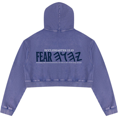Whole Duty Of Man Women’s Vintage Cropped Hoodie