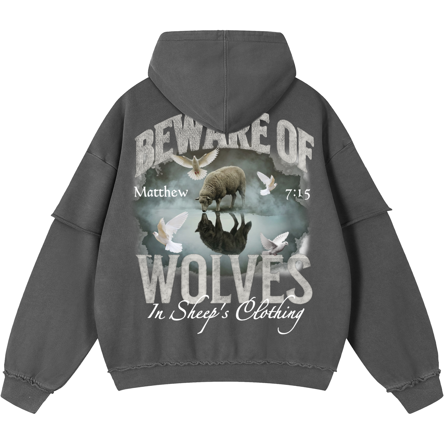 Wolves In Sheep's Clothing Men's Double Layered Hoodie