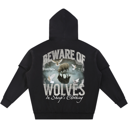 Wolves In Sheep's Clothing Men's Double Layered Hoodie