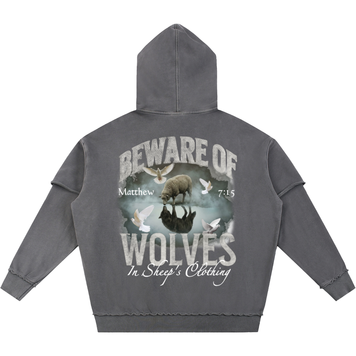 Wolves In Sheep's Clothing Men's Double Layered Hoodie