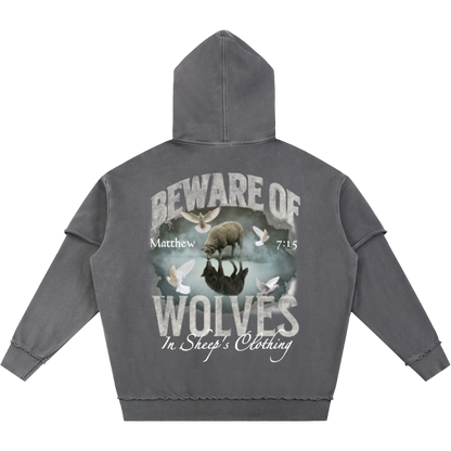 Wolves In Sheep's Clothing Men's Double Layered Hoodie