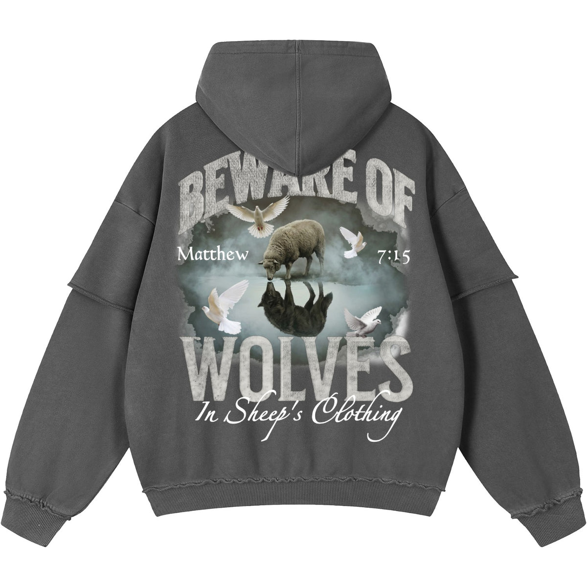 Wolves In Sheep's Clothing Men's Double Layered Hoodie