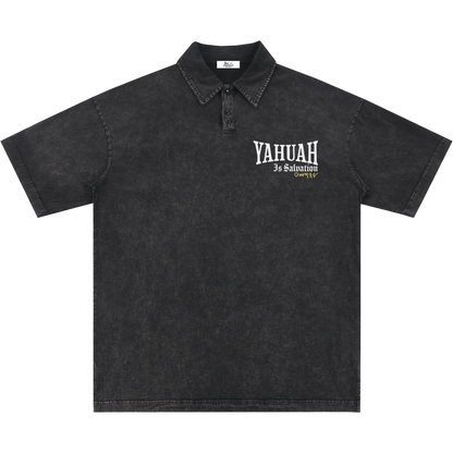 Yahuah Is Salvation Men's Timeless Short-Sleeve Polo Shirt