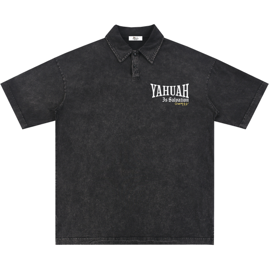 Yahuah Is Salvation Men's Timeless Short-Sleeve Polo Shirt
