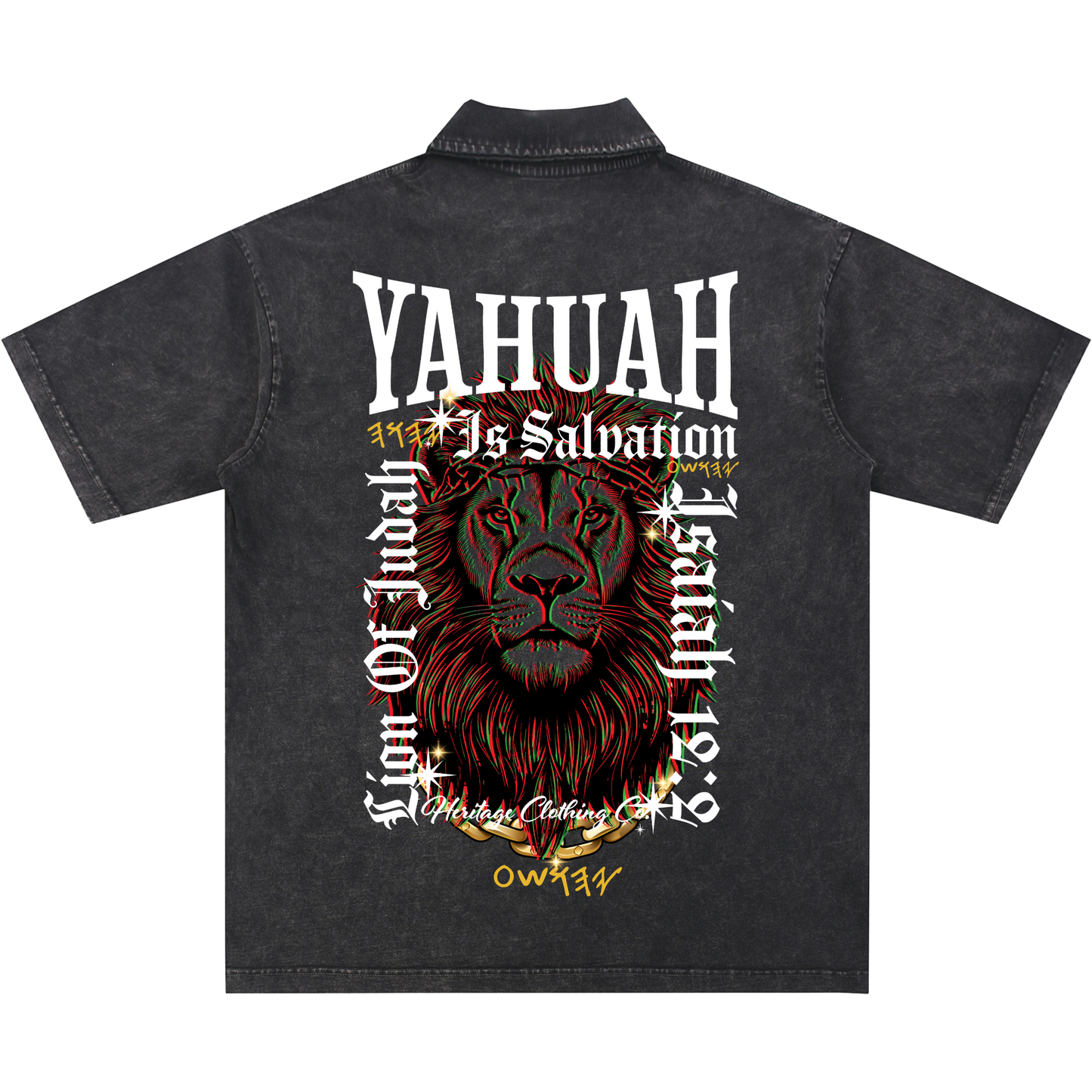 Yahuah Is Salvation Men's Timeless Short-Sleeve Polo Shirt