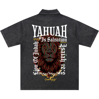 Yahuah Is Salvation Men's Timeless Short-Sleeve Polo Shirt