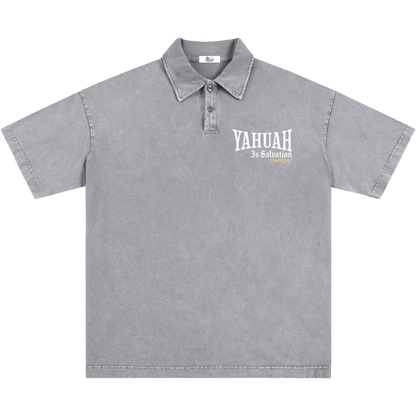 Yahuah Is Salvation Men's Timeless Short-Sleeve Polo Shirt