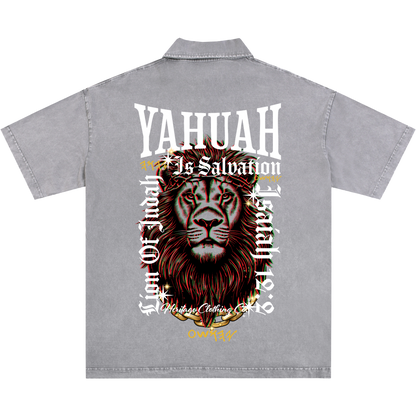 Yahuah Is Salvation Men's Timeless Short-Sleeve Polo Shirt