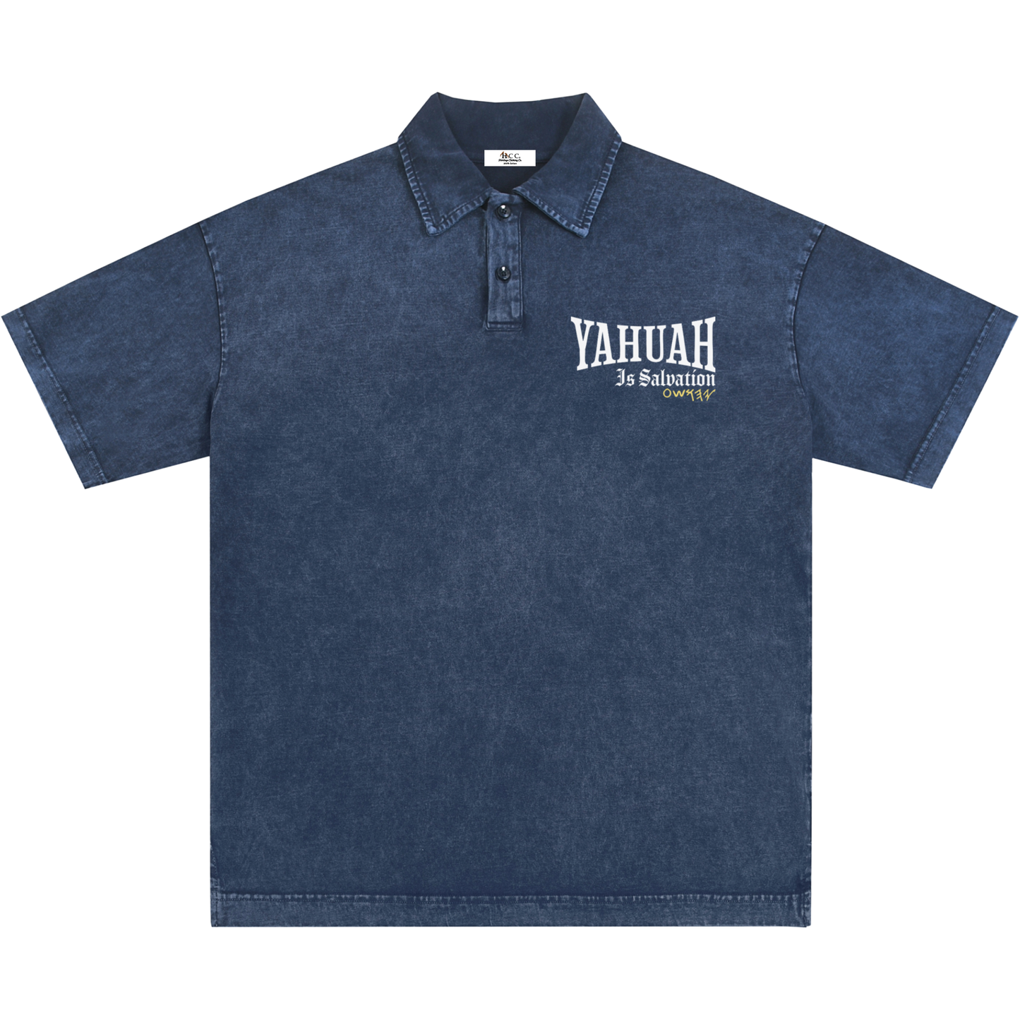Yahuah Is Salvation Men's Timeless Short-Sleeve Polo Shirt