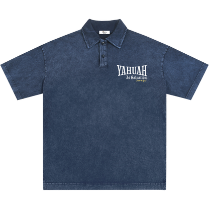 Yahuah Is Salvation Men's Timeless Short-Sleeve Polo Shirt