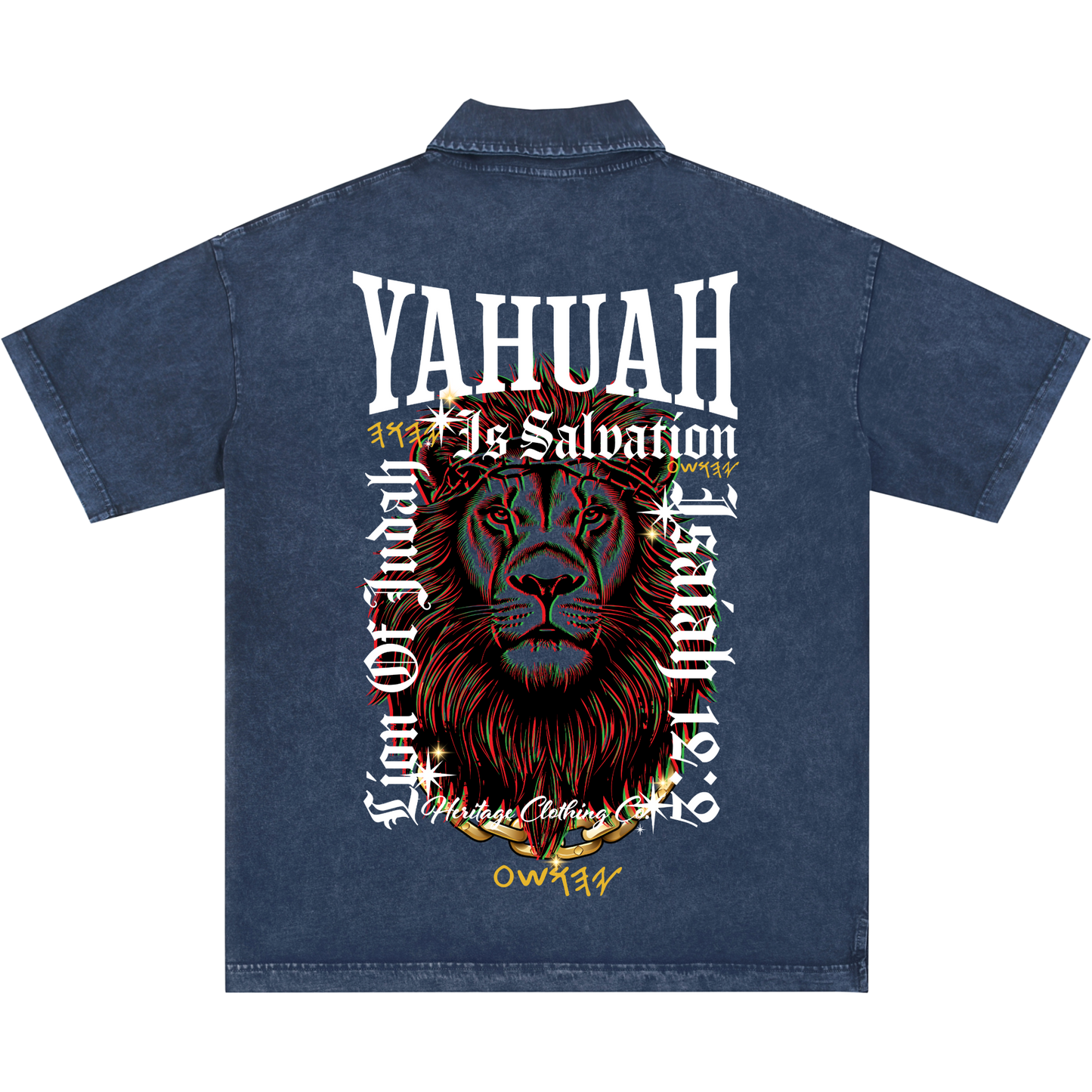 Yahuah Is Salvation Men's Timeless Short-Sleeve Polo Shirt