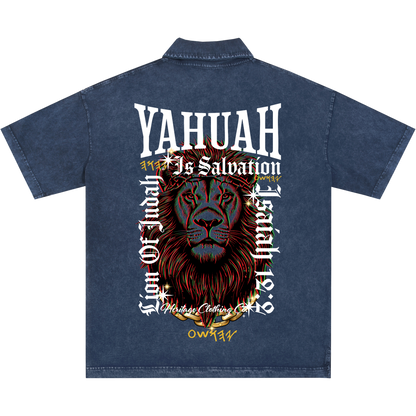 Yahuah Is Salvation Men's Timeless Short-Sleeve Polo Shirt