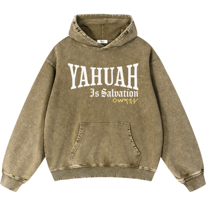 Yahuah Is Salvation Men’s Brown Vintage Heavyweight Sweatsuit Bundle