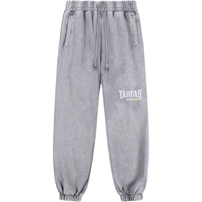 Yahuah Is Salvation Men's Vintage Heavyweight Sweatpants