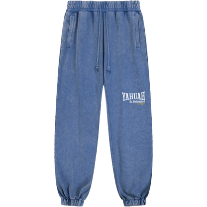 Yahuah Is Salvation Men's Vintage Heavyweight Sweatpants