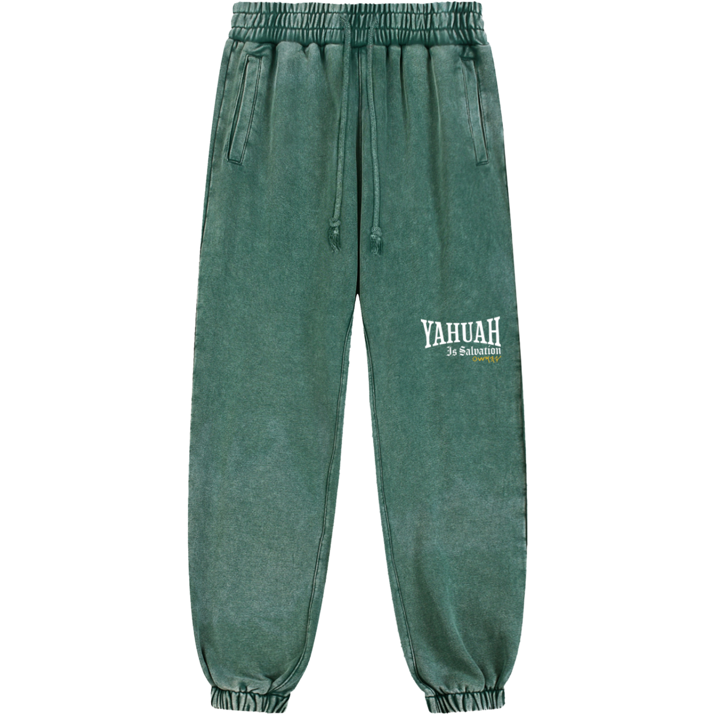 Yahuah Is Salvation Men's Vintage Heavyweight Sweatpants