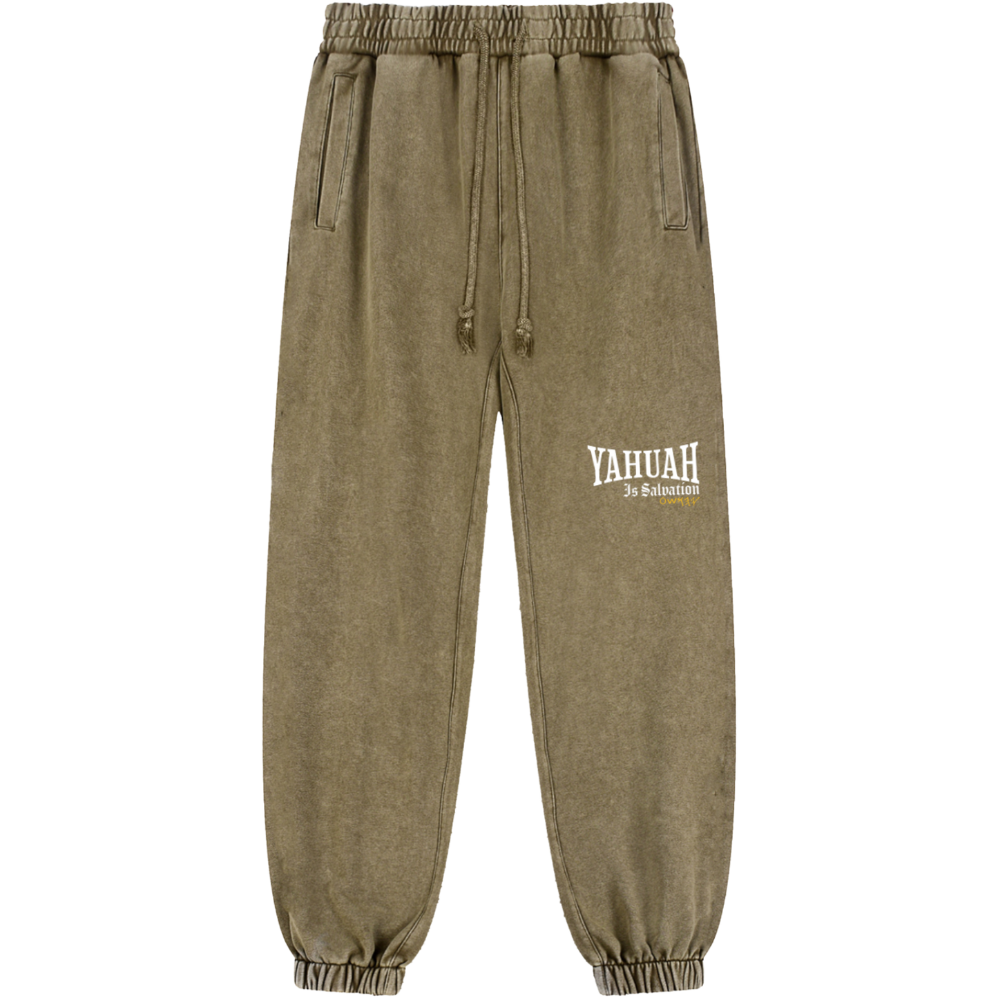 Yahuah Is Salvation Men's Vintage Heavyweight Sweatpants