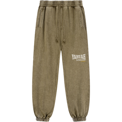 Yahuah Is Salvation Men's Vintage Heavyweight Sweatpants