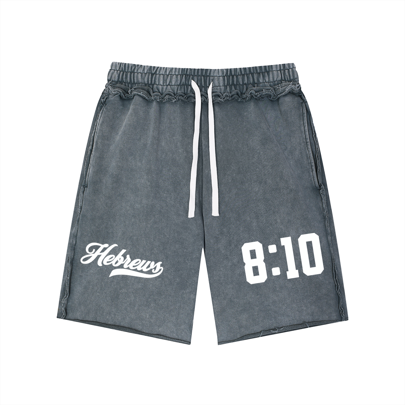 Hebrews 8:10 Vintage Wash Cotton Shorts