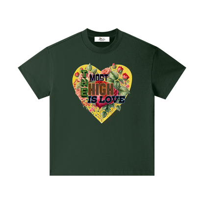 HeritageClothingCo.,heritageclothingco,Yahuah,Yahusha,100% Cotton,Short-Sleeve,Girl's,Graphic T-Shirt,Graphic Short-Sleeve,The Most High Is Love