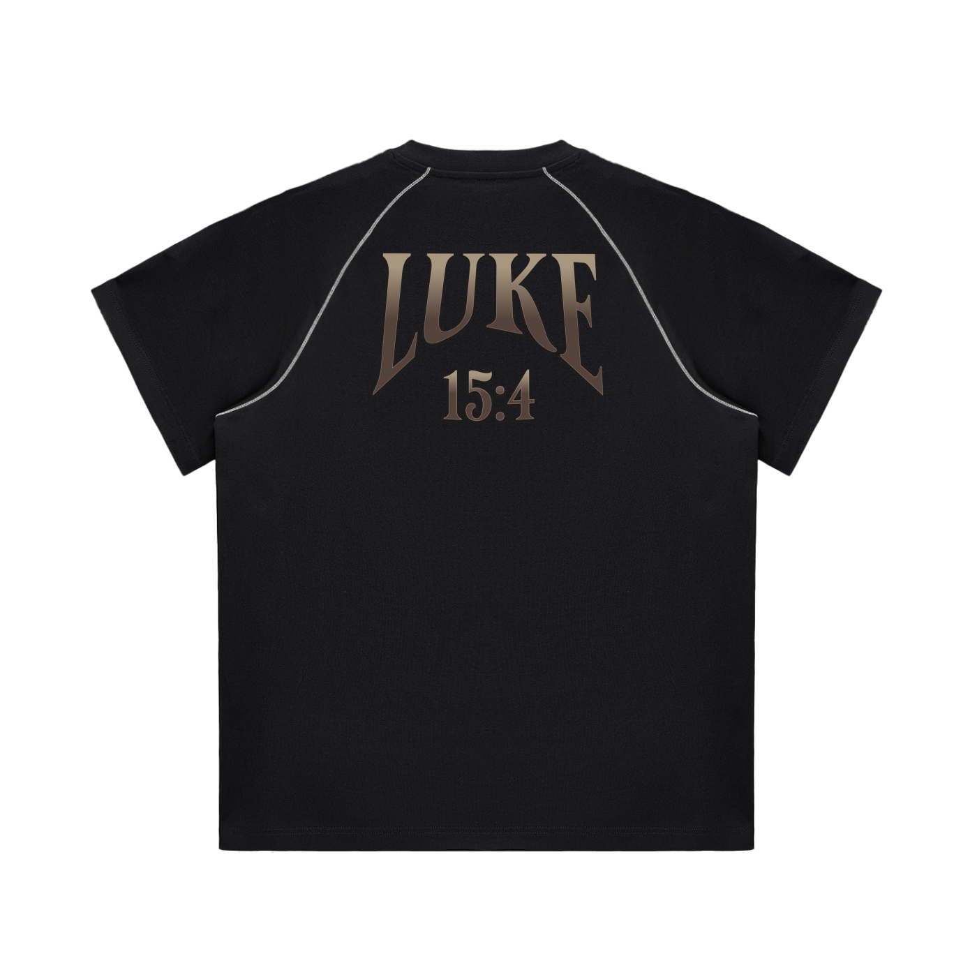 100 percent cotton,faith-based apparel,set apart clothing,righteouswear,scripture apparel,t-shirt,striped shoulder tee,contrast stitch shirt,luke 15 4,worth finding