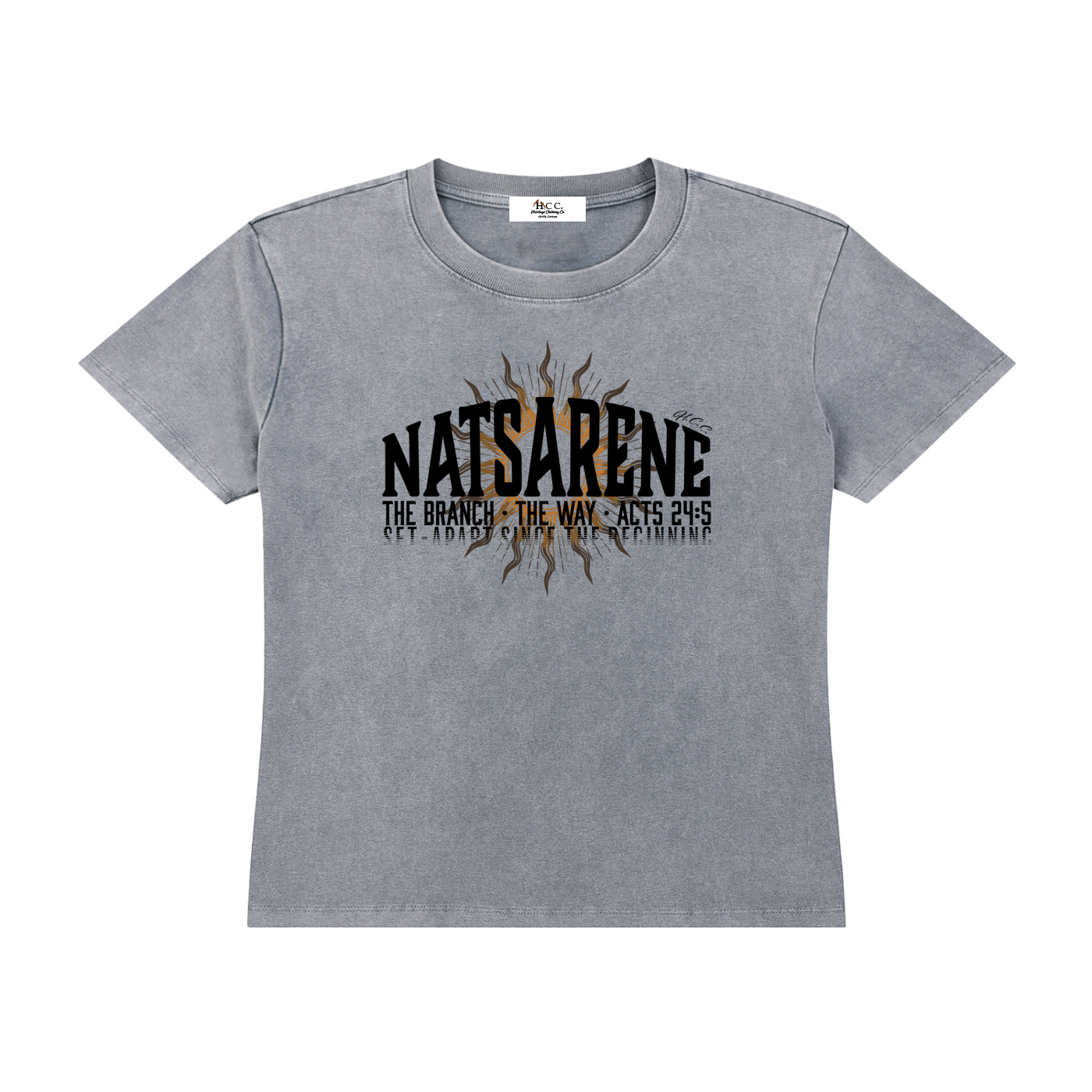Heritage Clothing Co.,heritageclothingco,Yahuah,Yahusha,Natsarene,100% Cotton Women's Graphic,100% Cotton T-Shirt,Women's T-Shirt,100% Cotton,Israelite Faithwear