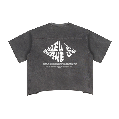 100 percent cotton,faith-based apparel,set apart clothing,righteouswear,scripture apparel,women’s t-shirt,relaxed fit tee,raw hem shirt,snow wash tee,romans 13 11