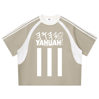 True Name Women's Mesh Panel T-Shirt