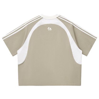 True Name Women's Mesh Panel T-Shirt