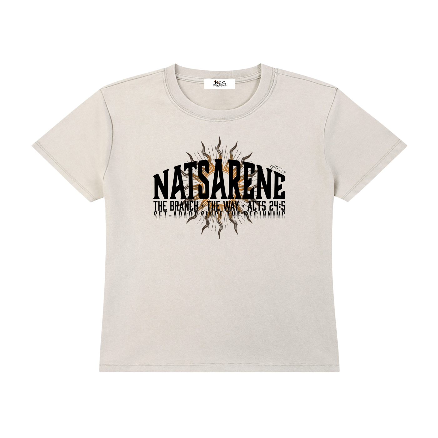 Heritage Clothing Co.,heritageclothingco,Yahuah,Yahusha,Natsarene,100% Cotton Women's Graphic,100% Cotton T-Shirt,Women's T-Shirt,100% Cotton,Israelite Faithwear