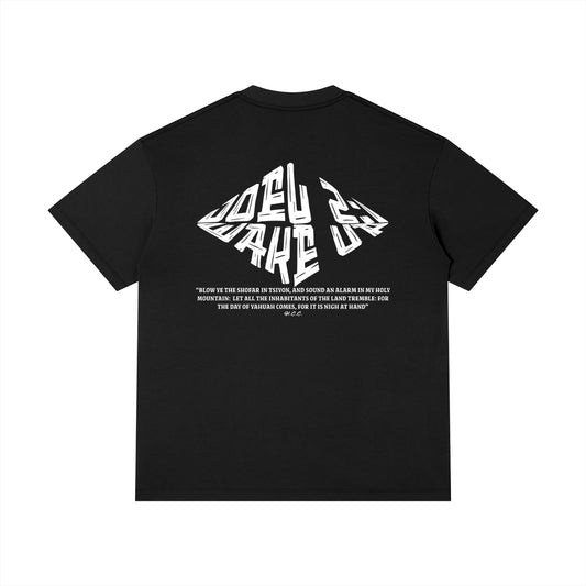 100 percent cotton,faith-based apparel,set apart clothing,righteouswear,scripture apparel,t-shirt,classic tee,regular fit tee,romans 13 11,joel 2 1