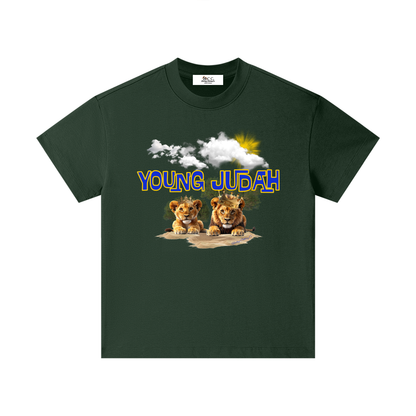 HeritageClothingCo.,heritageclothingco,Yahuah,Yahusha,100% Cotton,Young Judah,Short-Sleeve,Children,Graphic Tee,Short-Sleeves