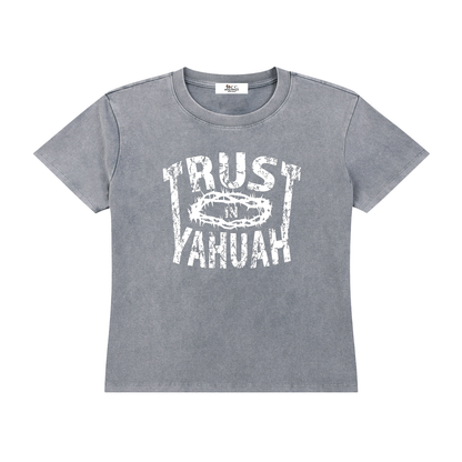 Heritage Clothing Co.,heritageclothingco,Yahuah,Yahusha,100% Cotton,Trust In Yahuah,Women's T-Shirt,Short-Sleeve T-Shirt,Graphic Tee,Cotton