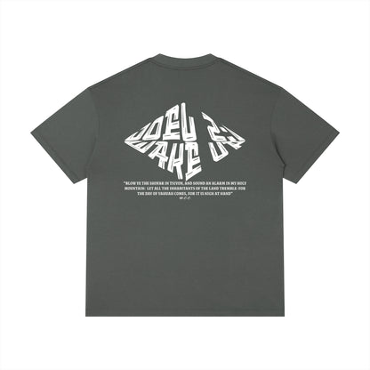 100 percent cotton,faith-based apparel,set apart clothing,righteouswear,scripture apparel,t-shirt,classic tee,regular fit tee,romans 13 11,joel 2 1