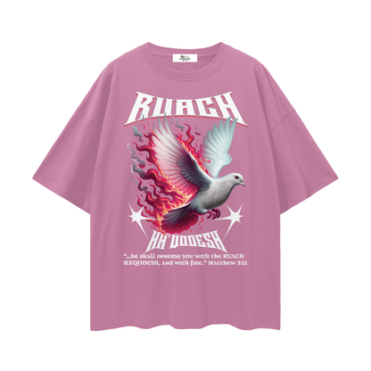 100 percent cotton,faith-based apparel,set apart clothing,righteouswear,scripture apparel,t-shirt,drop shoulder tee,lightweight tee,ruach fire,matthew 3 11
