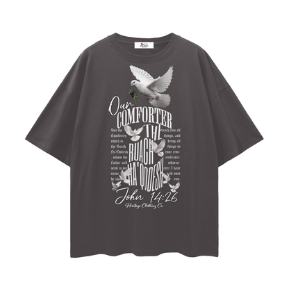 100 percent cotton t-shirt,lightweight cotton t-shirt,drop shoulder t-shirt,breathable cotton t-shirt,relaxed fit cotton t-shirt,loose fit t-shirt,cotton graphic t-shirt,israelite clothing,hebrew israelite apparel,scripture t-shirt