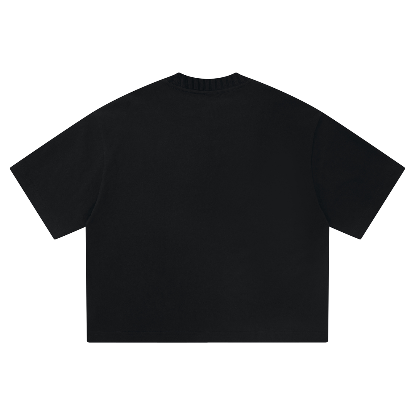 Heritage H Knitted Neck Short-Sleeve T-Shirt